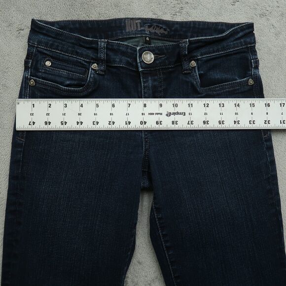 KUT from the Kloth Jeans Women's Size 4 Blue Low-Rise Skinny Denim 30" Inseam - Picture 7 of 16